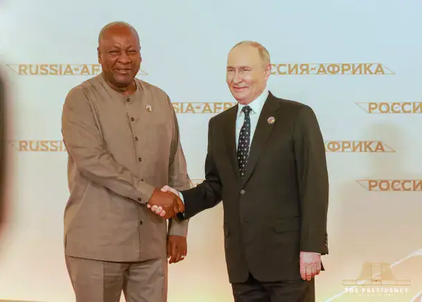 President Mahama Commends Putin's Readiness to Resume Ukraine Talks