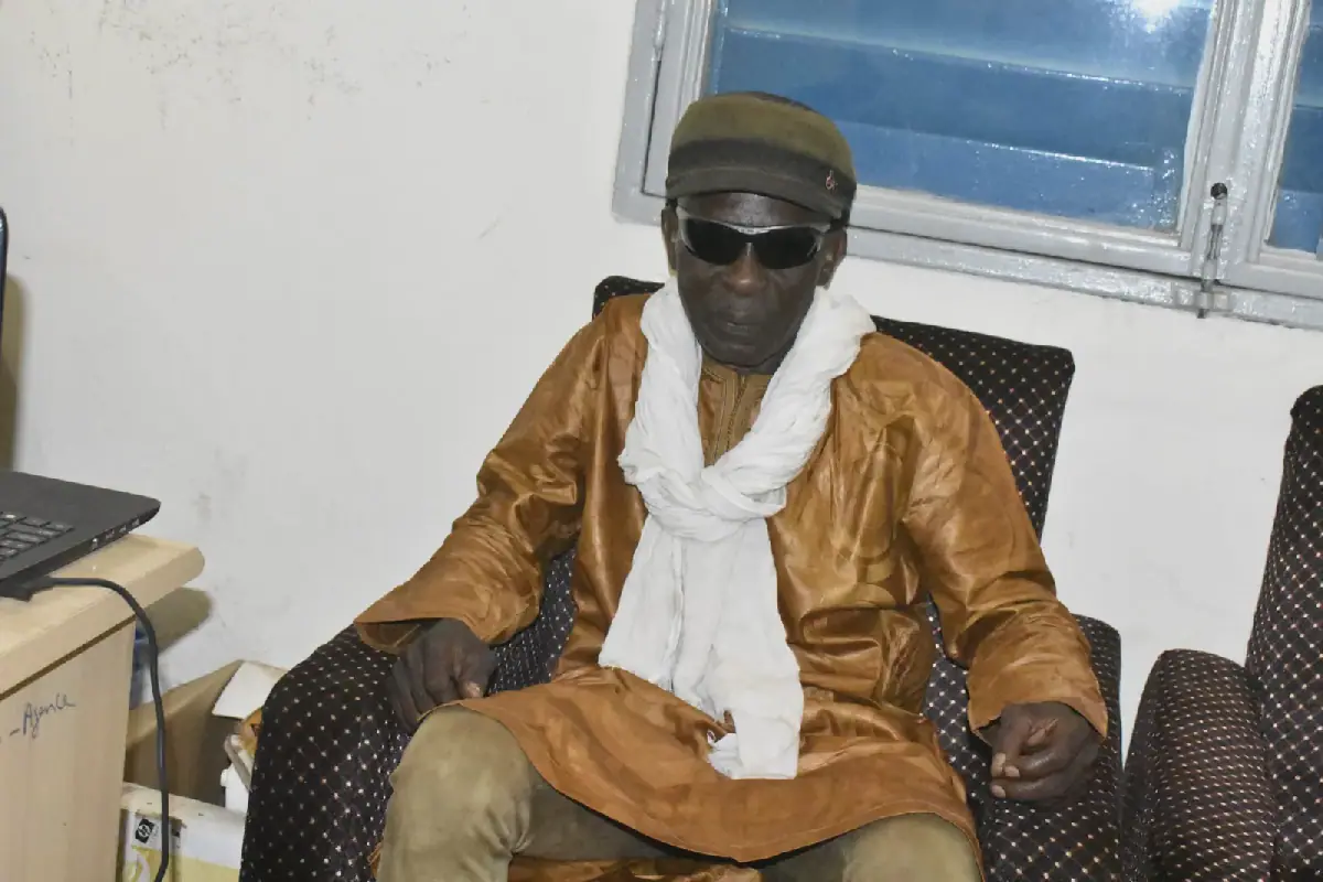 Le chanteur malien Askia Modibo, l'auteur du tube "Allez les Aigles"