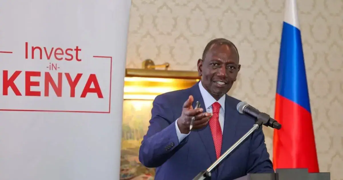 Ruto Seeks to Boost Kenya-Russia Trade and Investment