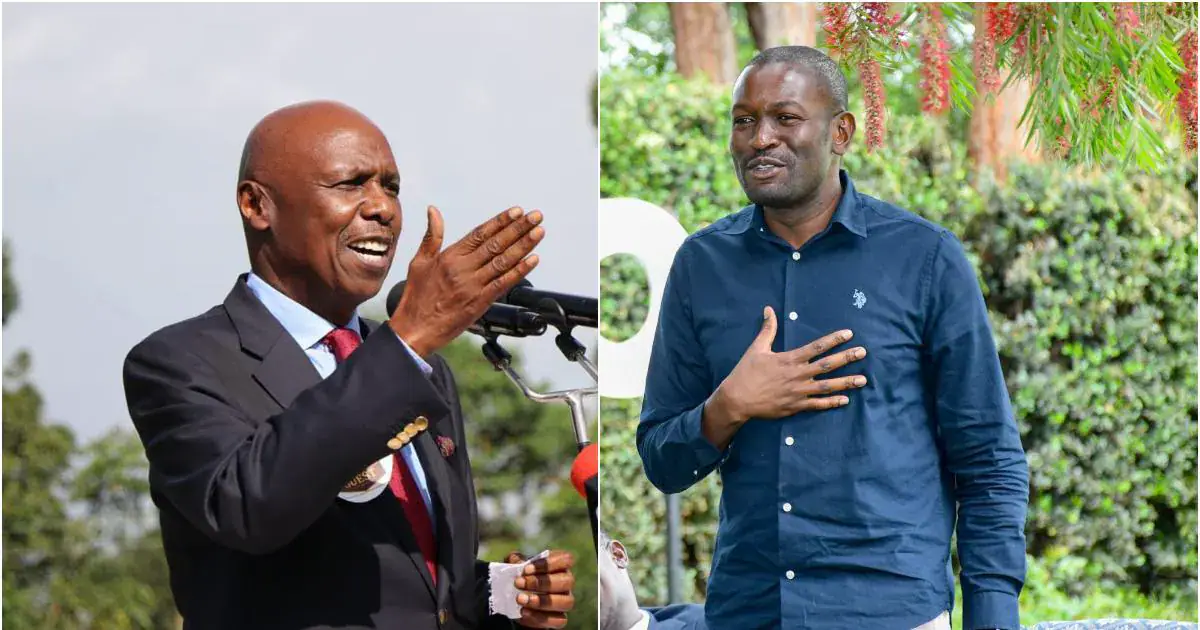 Tony Gachoka confirmed that both KANU and party leader Gideon Moi were offering Sifuna unconditional support.
