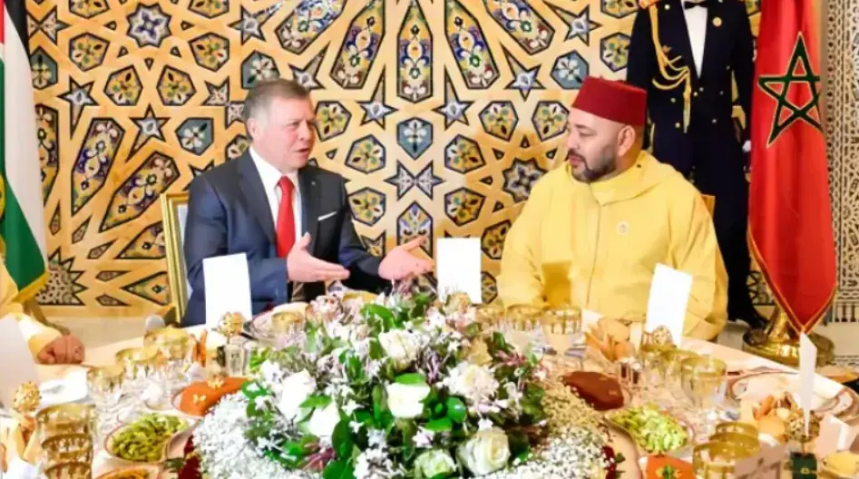 King of Jordan Congratulates King Mohammed VI on Morocco's Unity Day