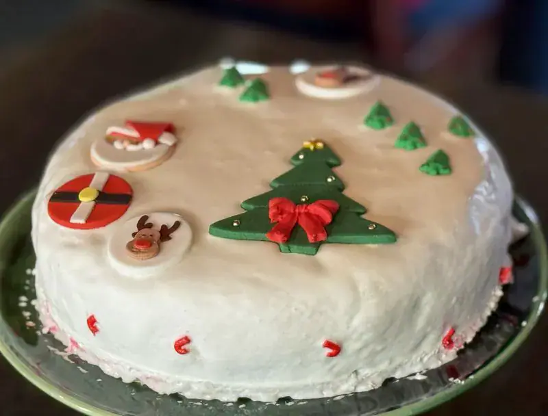 Rich, fruity Christmas cake