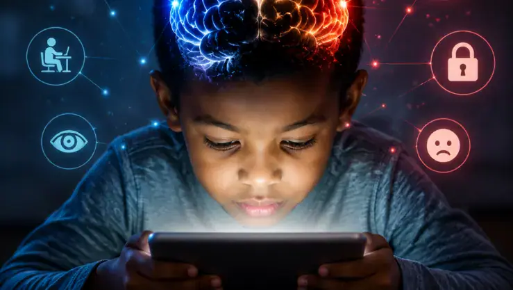 The Impact of Screens and Blue Light on Children's Brain Development