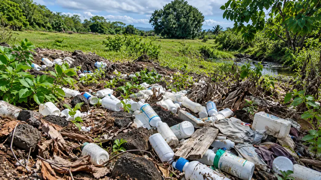Mauritius: Abandoned Pesticide Containers Found Near Watercourse in Salazie