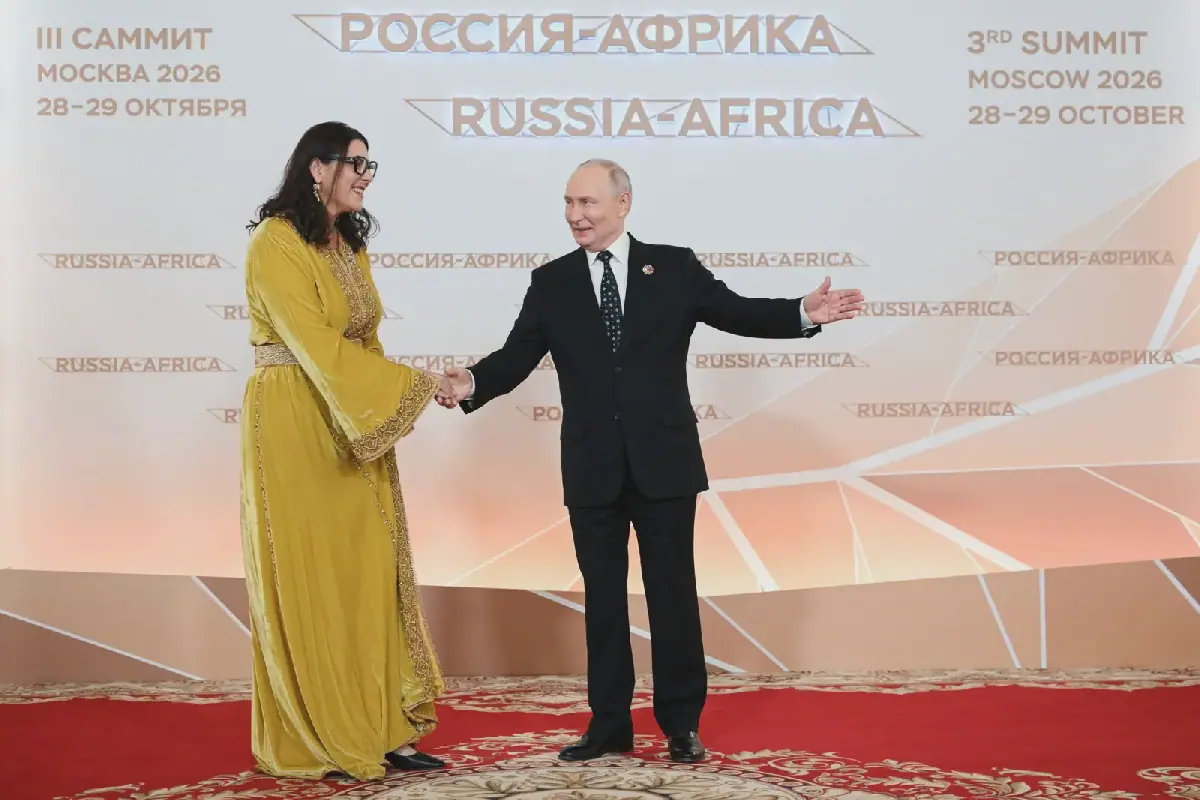 Moroccan Head of Government El Mansouri Meets Putin at Kremlin Reception