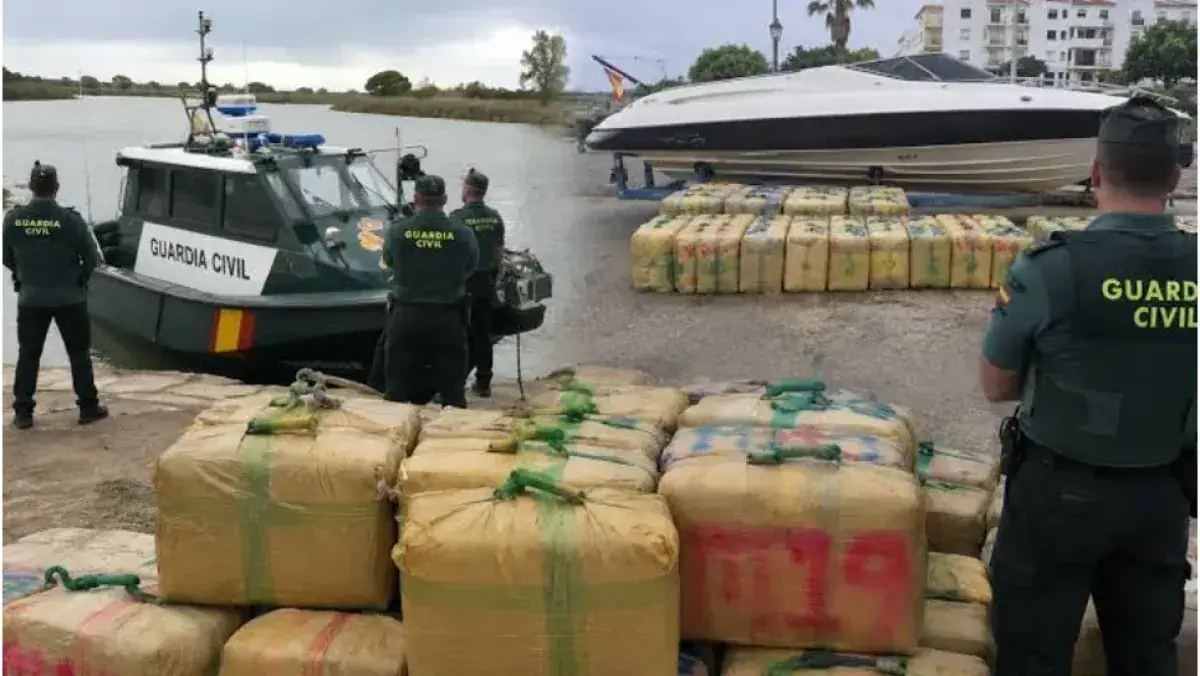 Spanish Authorities Seize Over 1 Ton of Moroccan Hashish