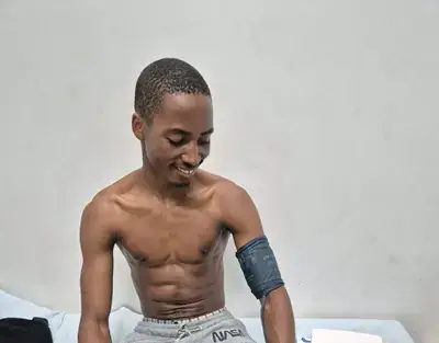 Likho Sigaba is gearing up for his clash against Zolisa Batyi at the Guild Theatre on Sunday.