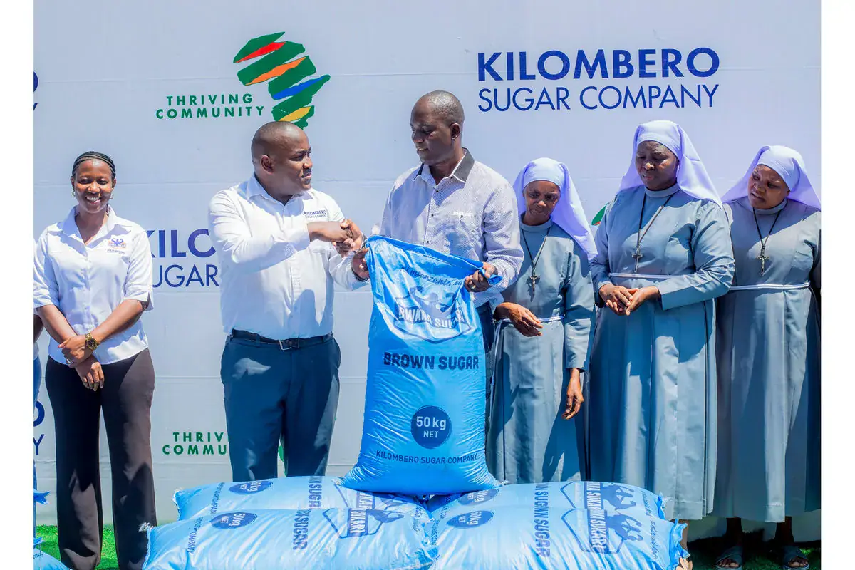 Kilombero Sugar donates 4 tonnes of sugar to support vulnerable groups