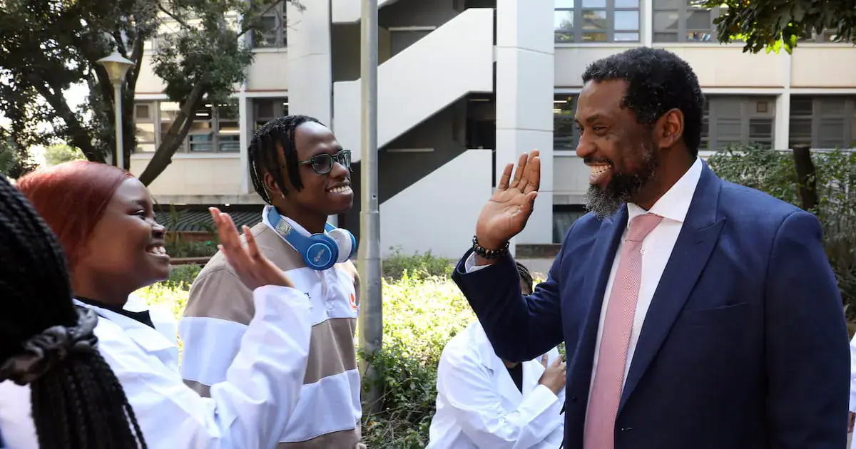 Higher education and training minister Buti Manamela at the University of Pretoria. Picture: Thapelo Morebudi