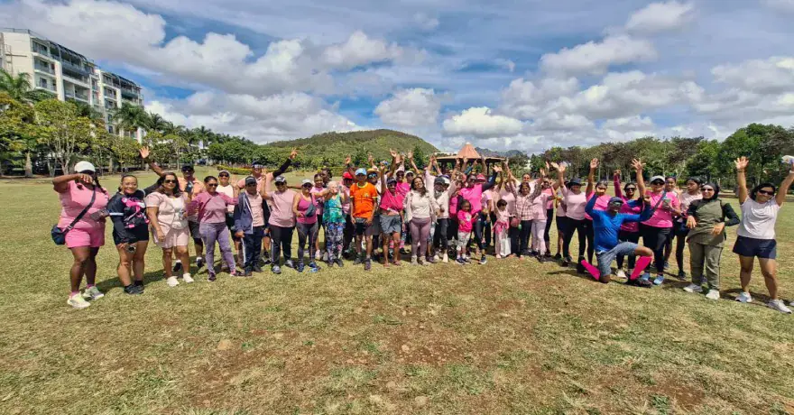 Happy Hikers Celebrate Anniversary, Promote Breast Cancer Awareness