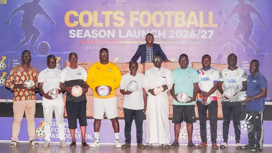 GFA distributes 3,000 footballs to Colts clubs across 10 regions