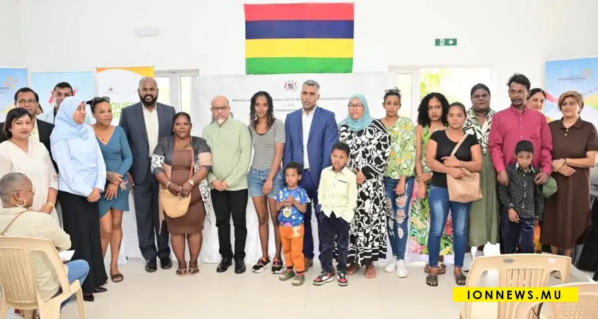 Ten Disadvantaged Families in Mauritius Receive New Homes