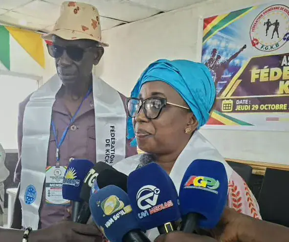 Fatoumata Bailo Barry Elected President of Guinea's Kick-boxing Federation