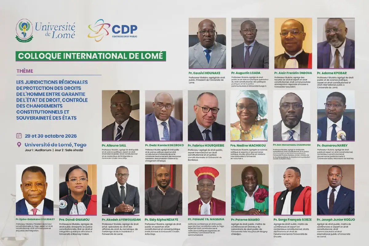Togo Hosts International Colloquium on Regional Jurisdictions and Constitutional Revision
