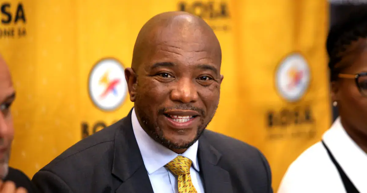 Bosa leader Mmusi Maimane briefs the media ahead of the launch of the party's manifesto campaign for the elections in November. Picture: Refilwe Kholomonyane