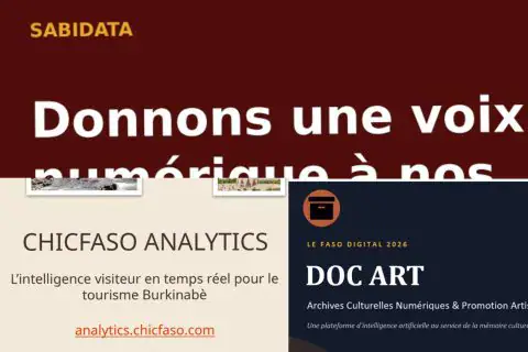 Le Faso Digital 2026 : CHICFASO Analytics, DOC ART et SabiData, des applications qui veulent donner un nouvel avenir au patrimoine culturel burkinabè