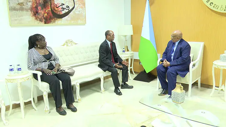 Djibouti's National Assembly President Receives New Cuban Ambassador