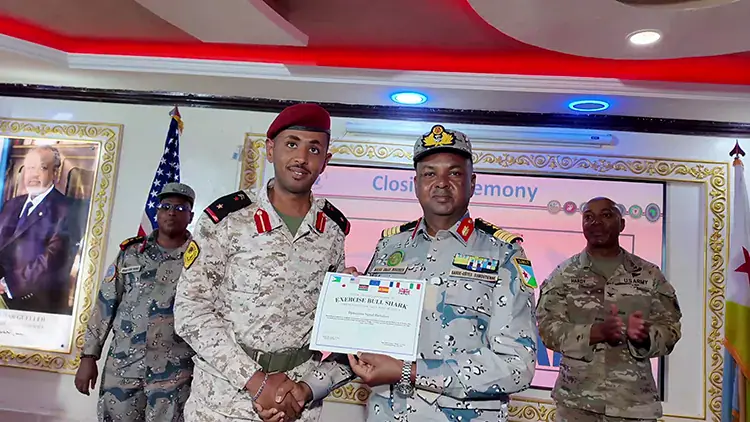 Djibouti Coast Guard Concludes Successful Bull Shark Exercise