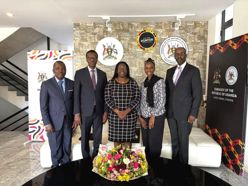 Uganda Embassy in Addis Ababa welcomes Inter-African Coffee Organisation (IACO) Secretary-General to Discuss New AU Office and Continental Strategic Framework
