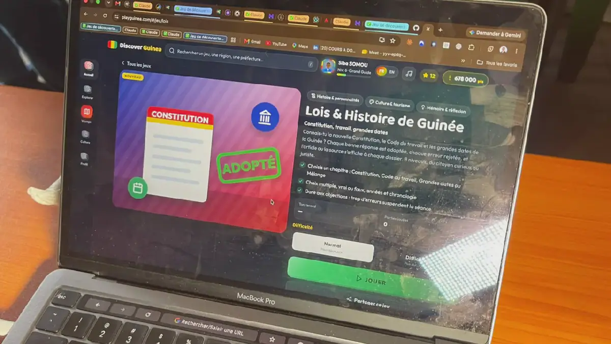 Play Guinée: Discovering Guinea through Interactive Games