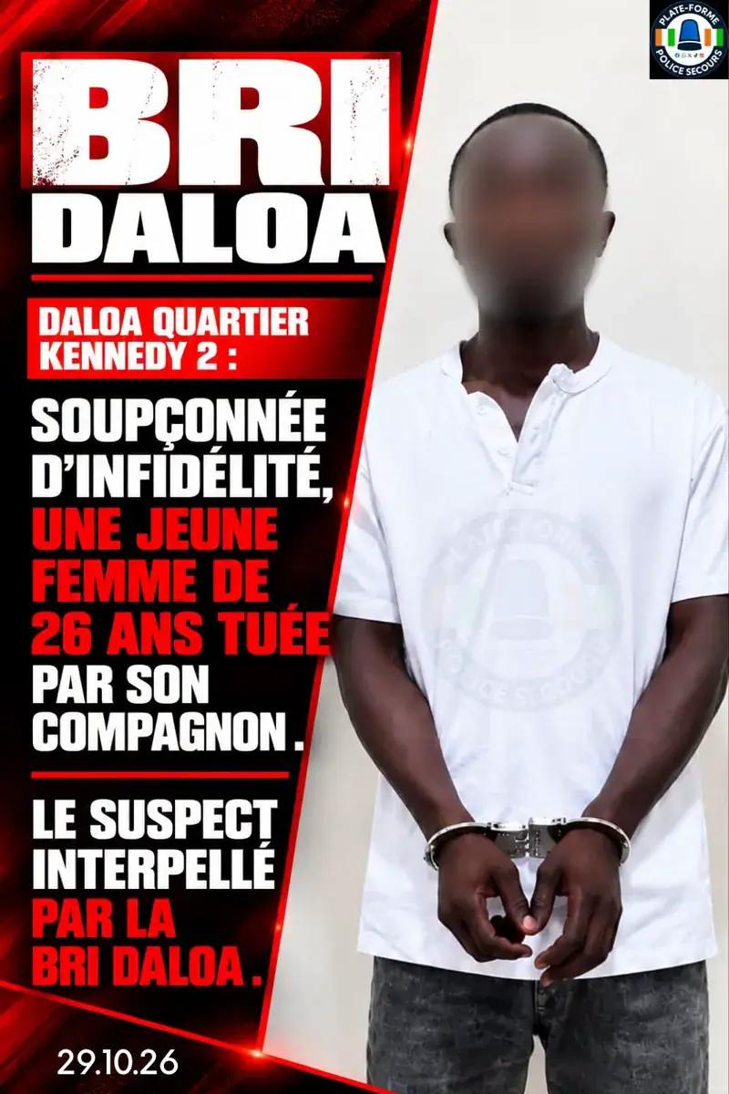 Infidelity Suspicions Lead to Tragic Death in Côte d'Ivoire