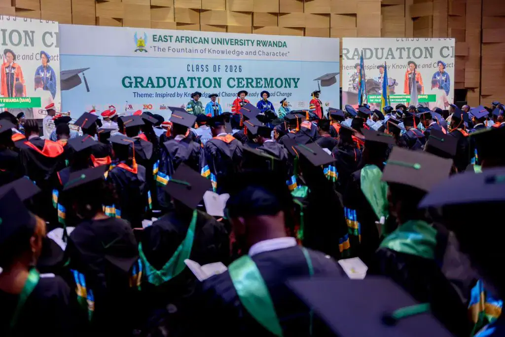 779 East Africa University Rwanda graduates urged to create change