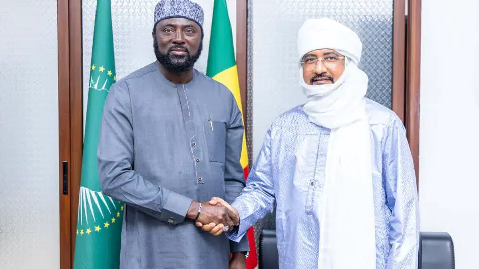 Intégration africaine et diaspora : le ministre Mossa Ag Attaher reçoit le représentant de l’Union africaine