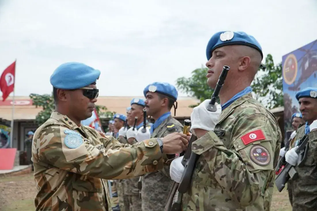 Tunisia's Helicopter Unit Honored with UN Medal in Central African Republic