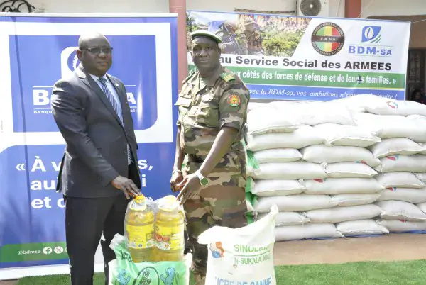 Mali: BDM-SA Donates Food Items to Families of Fallen Soldiers