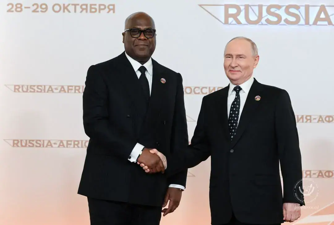 DR Congo President Tshisekedi Advocates for Peace and Security at Russia-Africa Summit