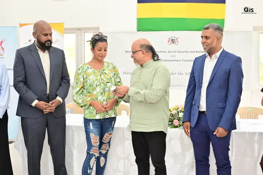 Ten Families from Mauritius' Social Register Receive NHDC Housing Keys