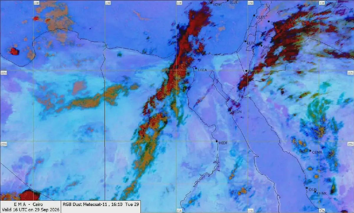Egypt Weather Alert: Temperatures to Soar to Nearly 40 Degrees