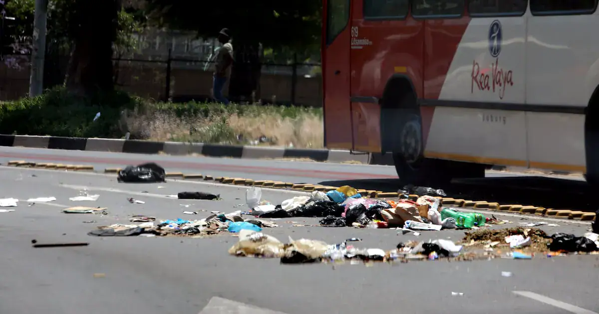 The City of Johannesburg becomes a dumping ground a week ahead of the local government elections. Picture: Refilwe Kholomonyane