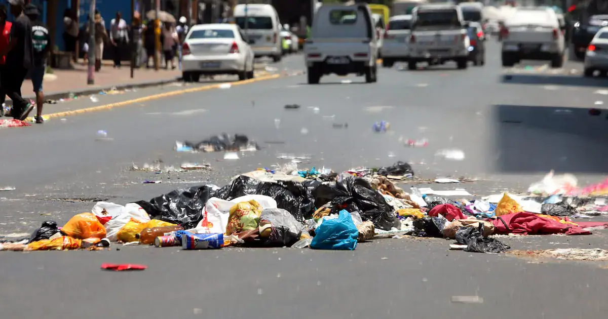 The City of Johannesburg becomes a dumping ground a week before the local government elections. Picture: Refilwe Kholomonyane
