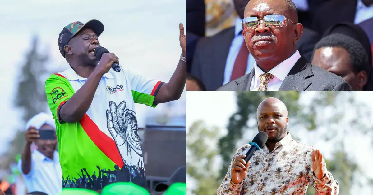 Rigathi Gachagua pointed a finger at Kapseret MP Oscar Sudi and Lang’ata MP Phelix Odiwuor, Jalang’o, of financing an attack on Standard Group.
