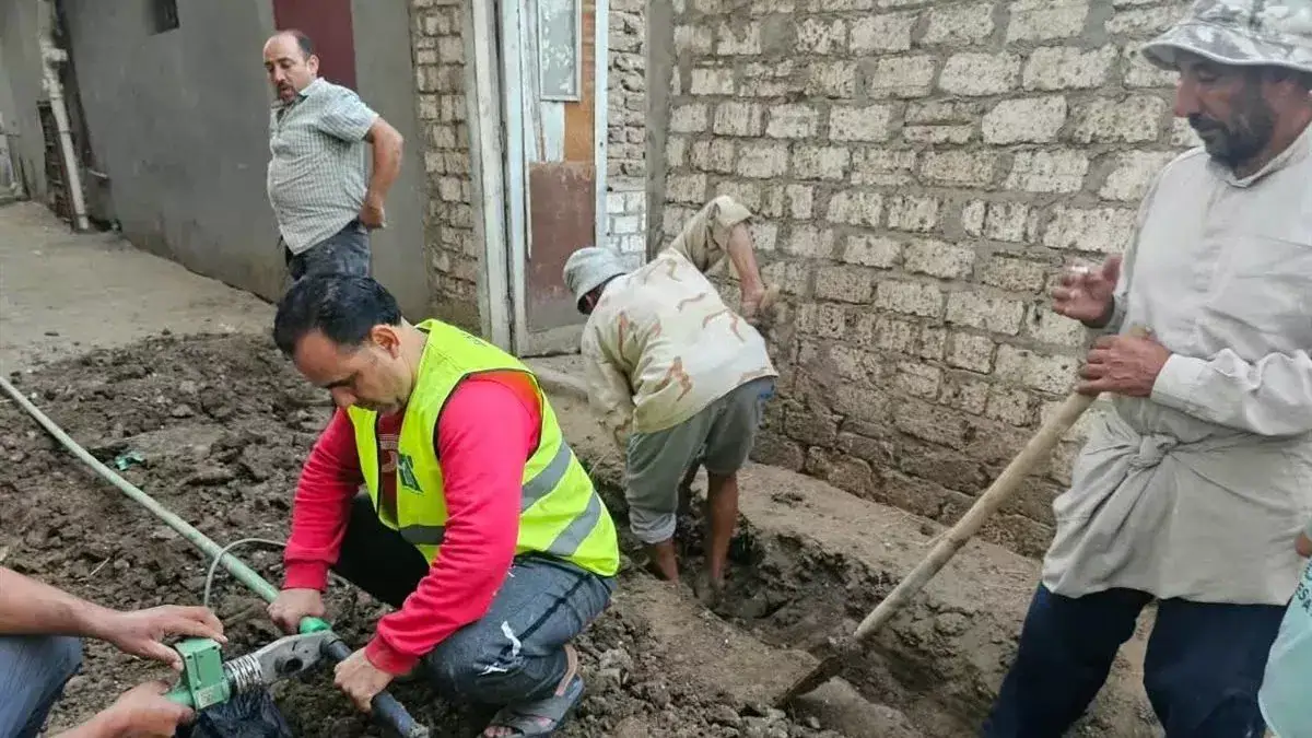 Egypt's Eastern Company for Water and Sewerage Implements 50 Drinking Water Connections for Needy Families in Rural Areas
