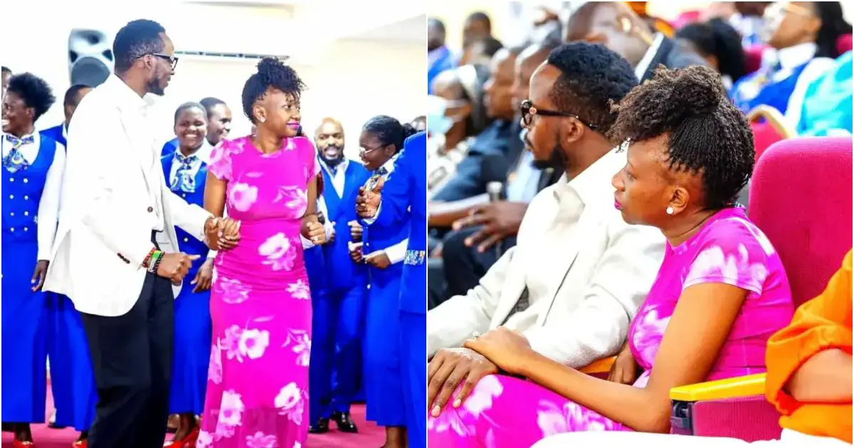 Some photos captured members of the President’s family participating in a lively session of singing and dancing alongside a choir.