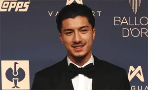 Algerian Footballer Maza Expresses Pride in Competing for Kopa Award
