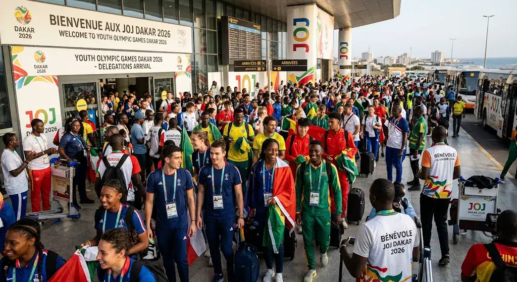 Nearly 7,000 Youth Olympic Delegates Arrive in Dakar