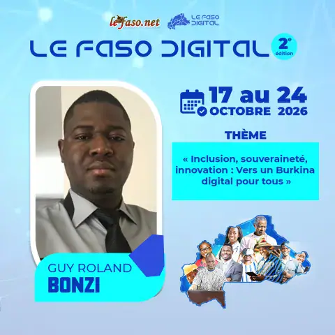 Les 100 Visages du Burkina Digital : Guy Roland Bonzi, protéger les systèmes invisibles qui font fonctionner nos sociétés