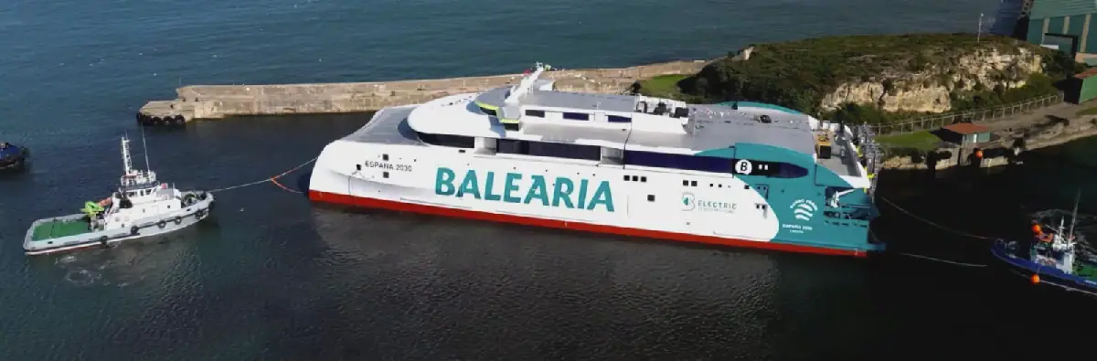 Baleària Launches First 100% Electric Ferry for Tarifa-Tanger Route