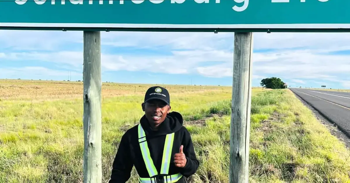 Zolani Zondani walks so men no longer have to suffer in silence.