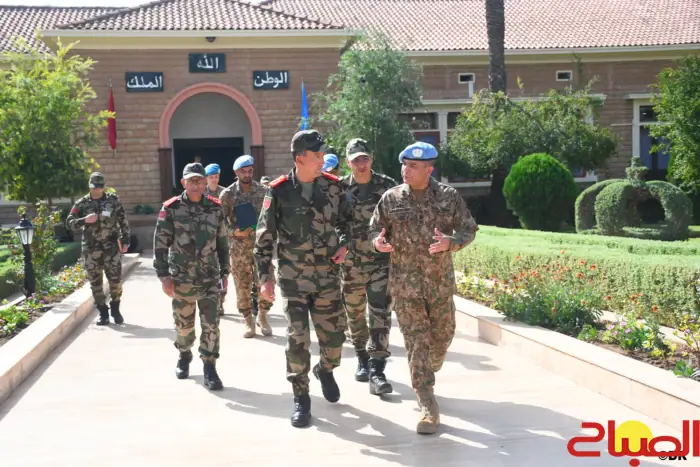 Moroccan General Receives New UN Mission Commander in Southern Regions