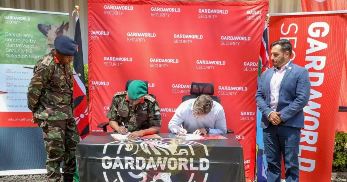 KDF and GardaWorld Partner to Enhance Military Dog Training and Welfare