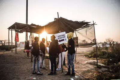 Voting in Johannesburg. (Delwyn Verasamy/M&G)