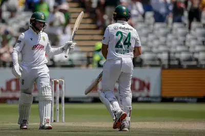 Proteas batters Ryan Rickelton and Wiaan Mulder were the catalysts for South Africa's fightback at Newlands, combining for 154 before a late wobble and some lower-order resistance set Australia 288 to win.