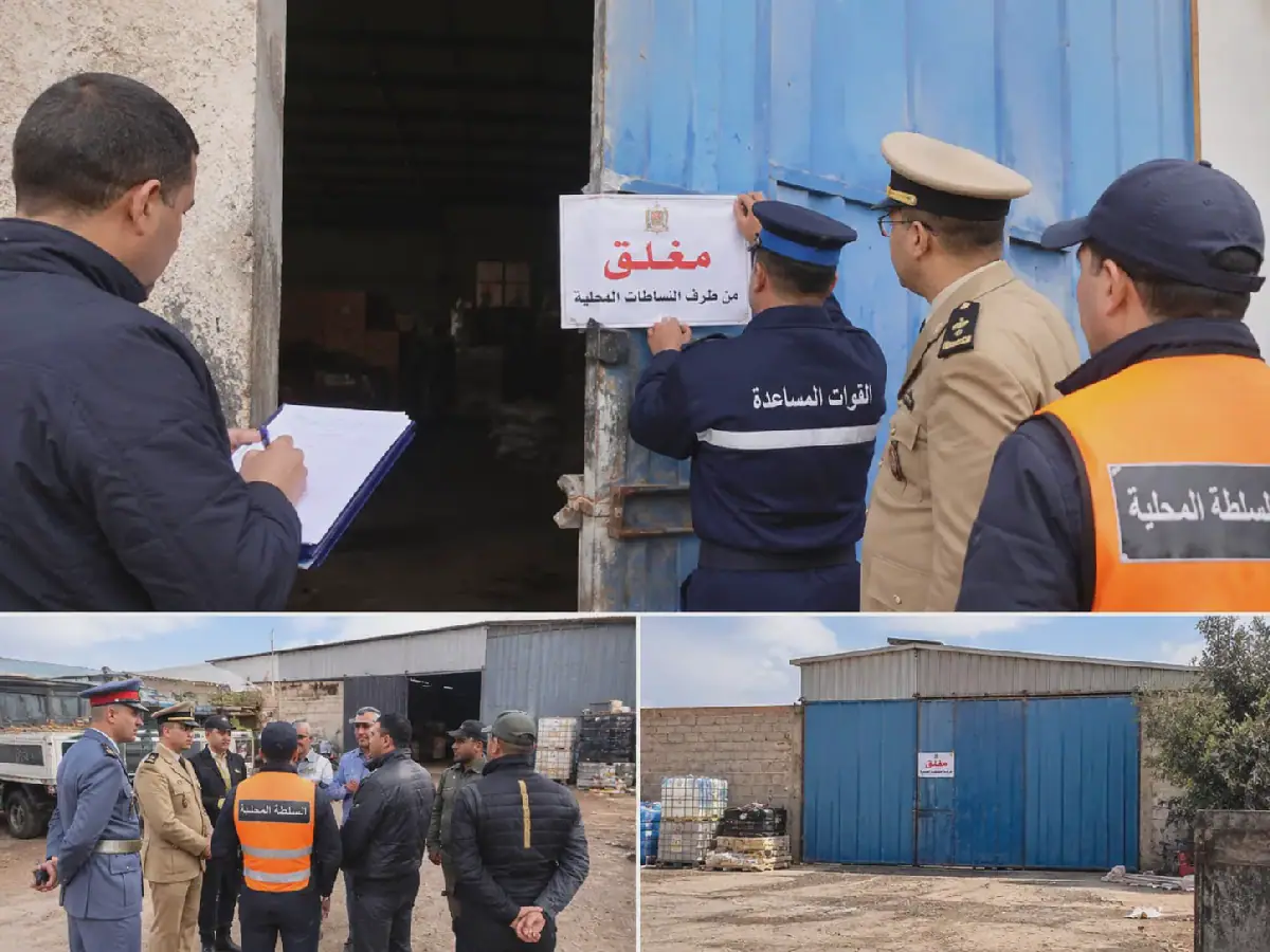 السوالم الطريفية.. تدخل حازم لقائد القيادة المحلية ينتهي بإغلاق مستودع لتصنيع المالطة بعد شكايات المواطنين