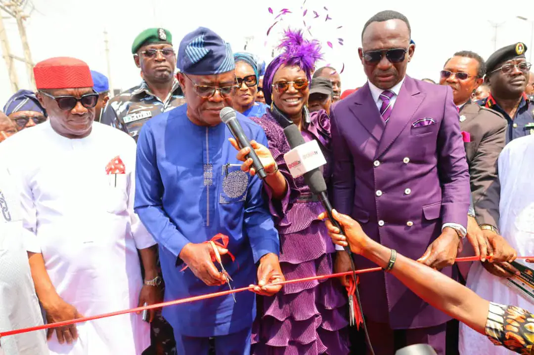 Wike Inaugurates Dunamis-Built Pedestrian Bridge in Abuja