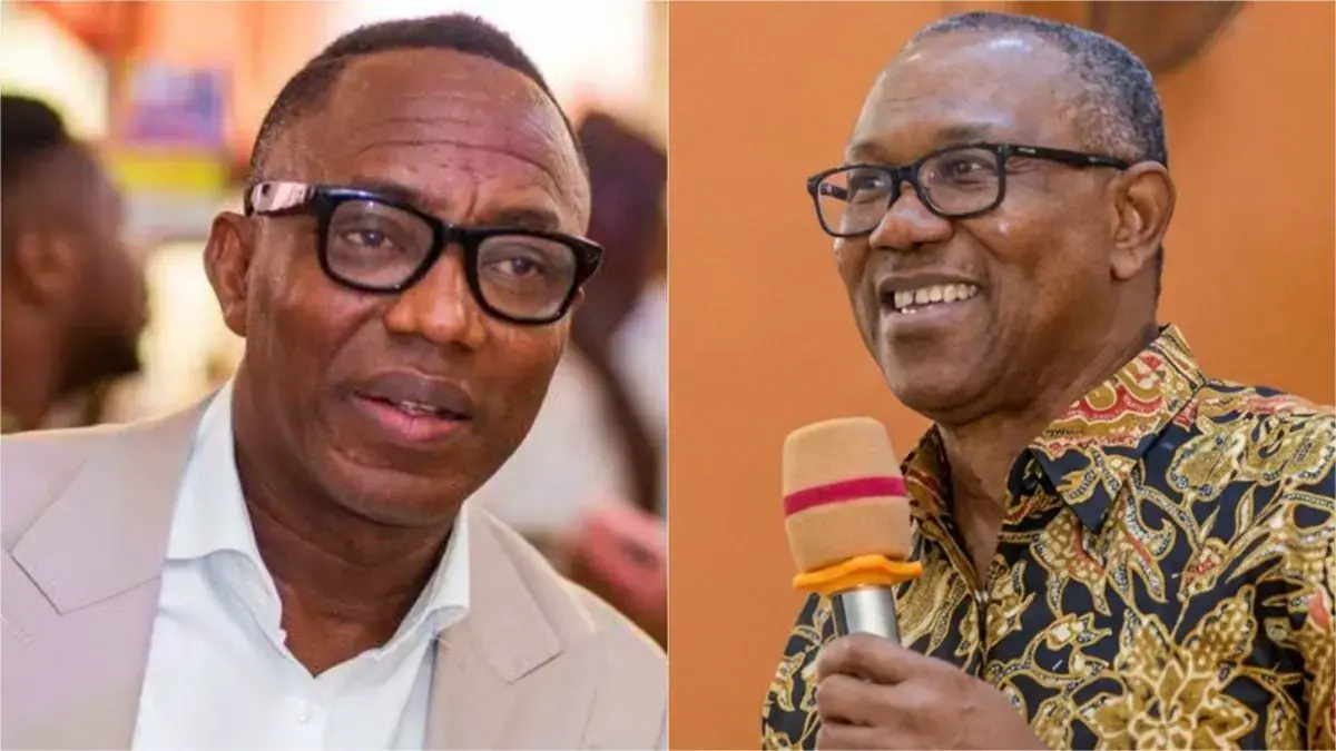 Omoyele Sowore ; Peter Obi