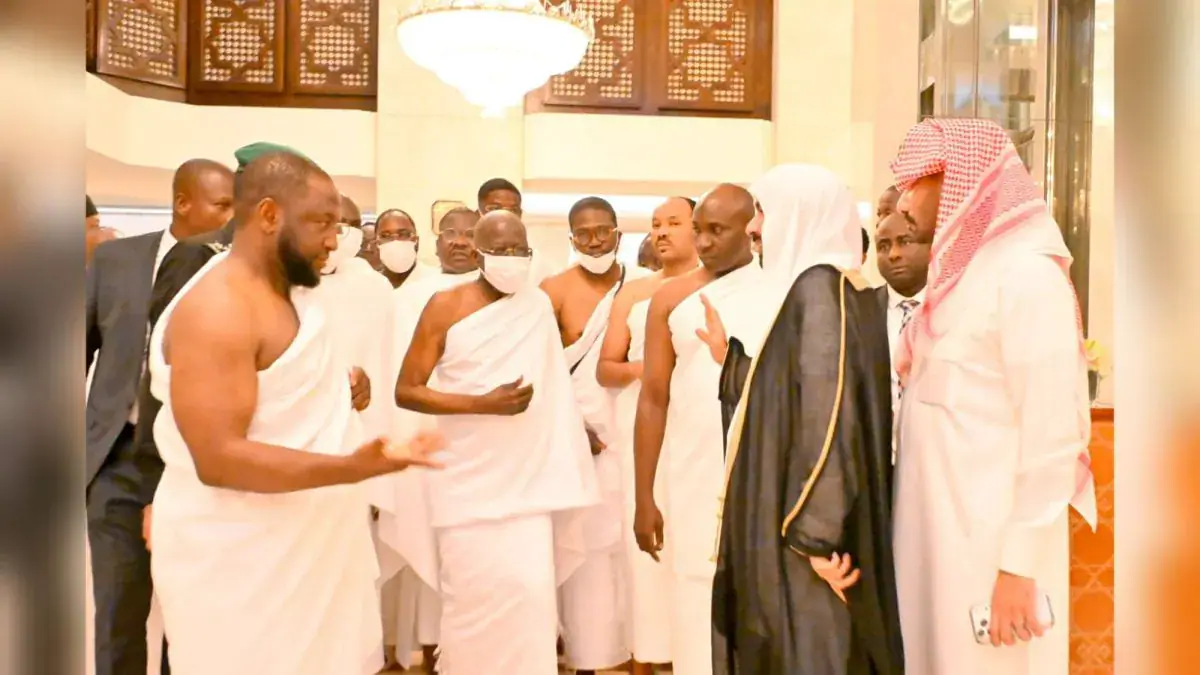 President Bola Ahmed Tinubu performed Umrah early Friday morning in the holy city of Makkah, Kingdom of Saudi Arabia